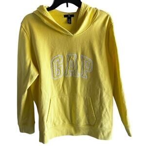 GAP Woman’s Lemon Sunny Yellow Hoodie Y2K Mall Streetwear Plus Size XXL